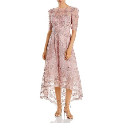 

Женское розовое вечернее платье Rickie Freeman Teri Jon  BHFO 7485, Blush