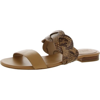 

Lauren Ralph Lauren Womens Edyth Leather Slip On Slide Sandals Shoes BHFO 7384, Edyth