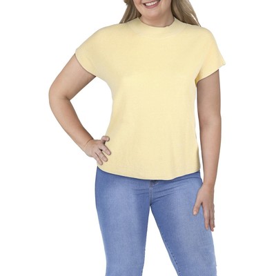 

Eileen Fisher Женская желтая рубашка-свитер из органического льна  BHFO 8282, Butter