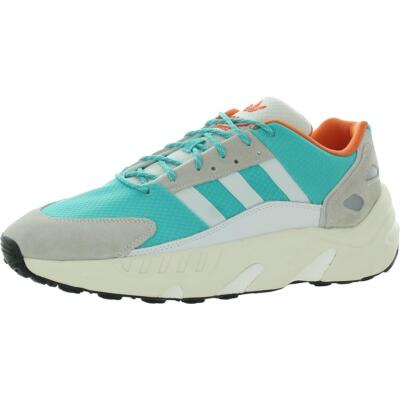 

Мужские кроссовки adidas Originals ZX 22 Boost Green 14 Medium (D) BHFO 4534, Sea green/orange/grey, ZX 22 Boost