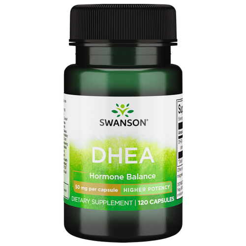 Swanson Dhea (дегидроэпиандростерон) в капсулах, 50 мг, 120 штук