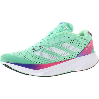 

Adidas Womens ADIZERO SL Зеленые кроссовки для бега 9 Medium (B,M) BHFO 4974, Green/purple/pink/ white/black, ADIZERO SL