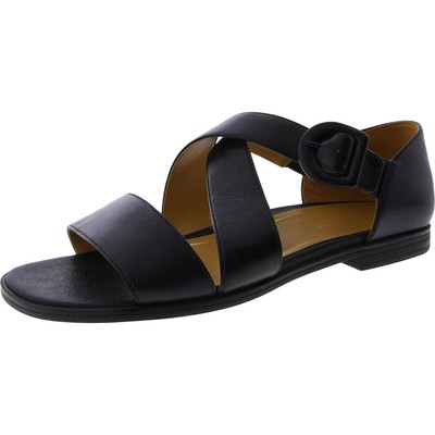 Vionic Womens PACIFICA Black Strappy Sandals Shoes 11 Wide (C,D,W) BHFO 2903