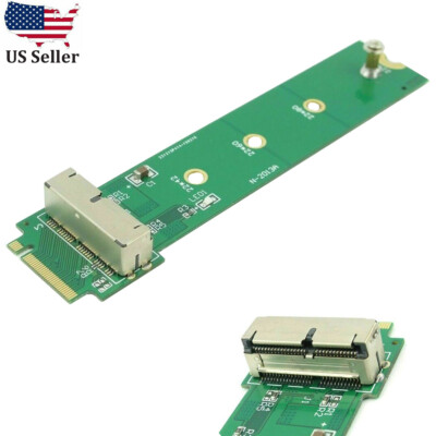 12+16 Pin SSD to M.2 NGFF PCI-e Adapter Converter Fit MacBook Air Pro 2013-15 US