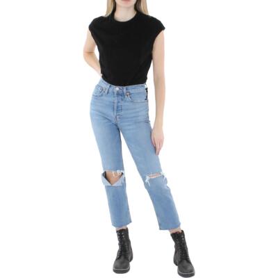 

Женский трикотажный боди-футболка с короткими рукавами The Range NYC BHFO 6457, Jet black