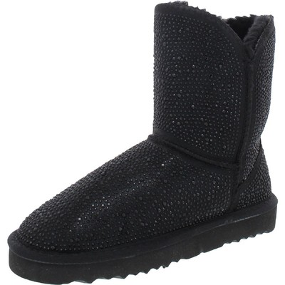 

Женские зимние и зимние ботинки INC Adrie, черные, 7, средние (B,M), BHFO 5611, Black bling