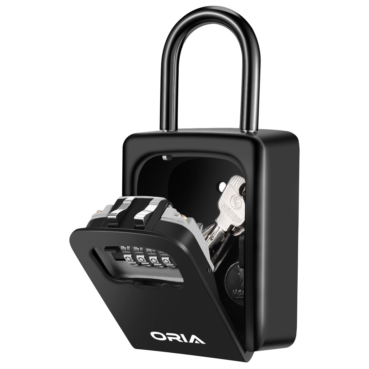Home Outdoor Padlock 4 Digit Combination Key Lock Storage Safe Code