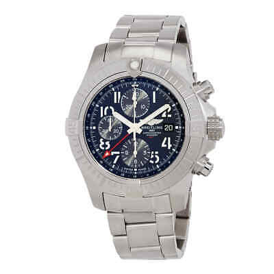Pre-owned Breitling Avenger Chronograph Gmt Automatic Chronometer Mens Watch A24315101b1a1