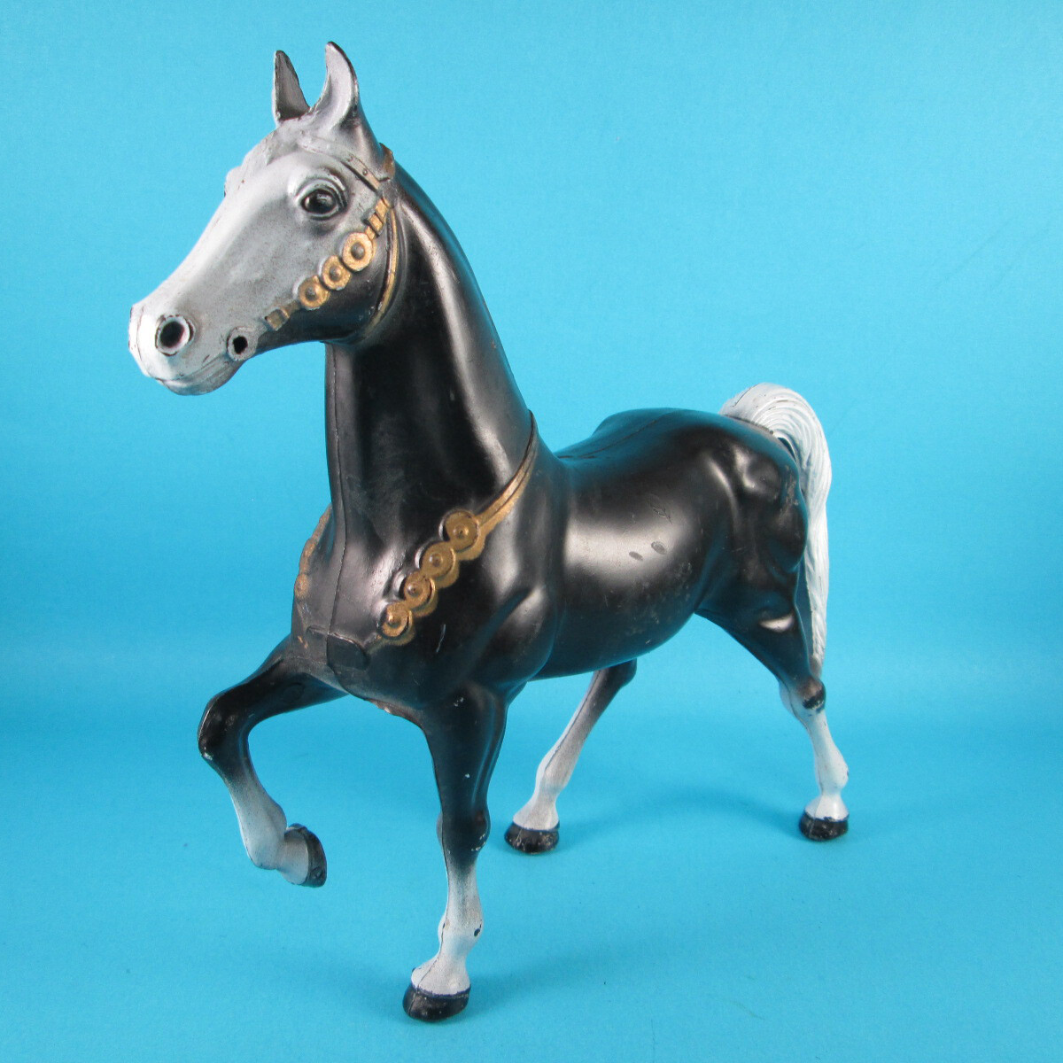 WS Vintage Molded Plastic Toy Horse #2155 Made in Hong Kong