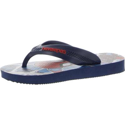 Havaianas Boys Navy Toddler Flip-Flops Shoes 6 Medium (D) Toddler BHFO 3885