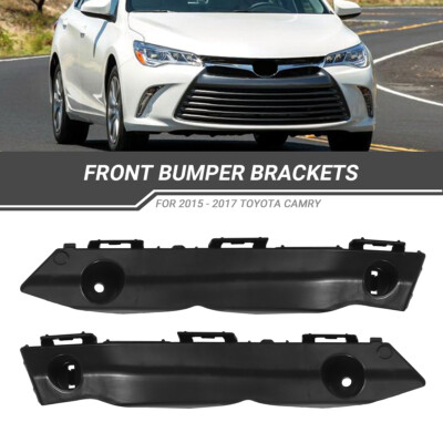 For 2015-2017 Toyota Camry Front Left & Right Bumper Brackets Retainer 1 Set 