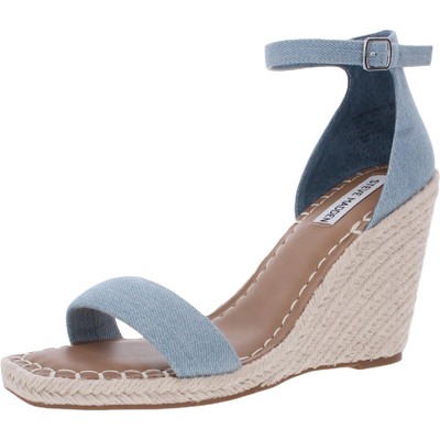 Женские синие эспадрильи Steve Madden, размер 9,5, средний (B, M) BHFO 0649