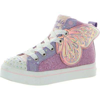 

Twinkle Toes by Skechers Girls Butterfly Wishes Фиолетовые туфли с подсветкой BHFO 3185, Lavender/multi