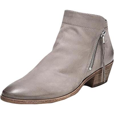 Женские серо-коричневые ботильоны Sam Edelman Packer, размер 6,5, средний (B,M) BHFO 7838