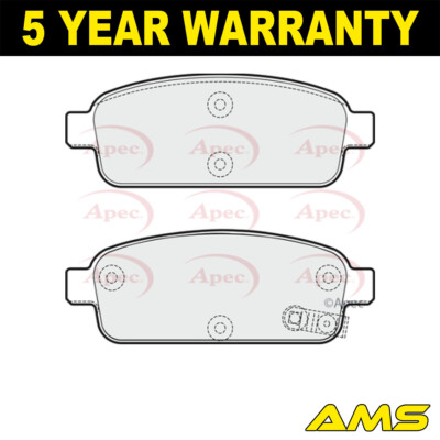 Fits Vauxhall Astra Mokka Zafira Brake Pads Set Rear AMS 13411383