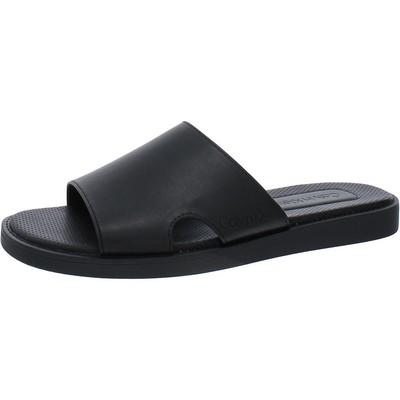 Мужские босоножки Calvin Klein Ethan 2 черного цвета, размер 11, средний (D), BHFO 6828