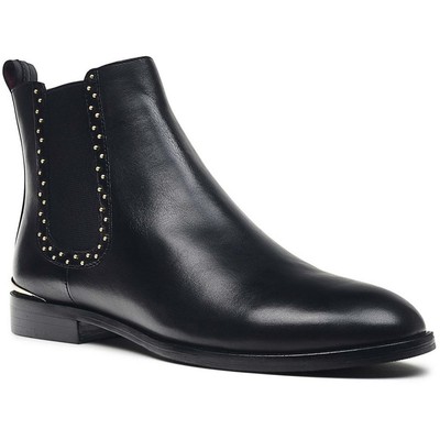 Женские черные кожаные ботильоны Radley London Shoes 4 Medium (B,M) BHFO 2375