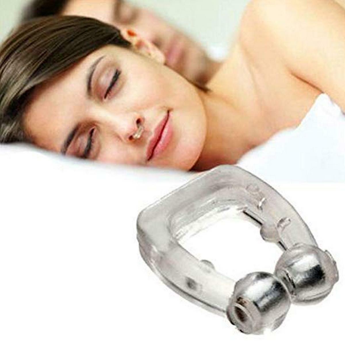 4 Stop Snoring MAGNETIC Nose Plug Night Sleep Aid Anti Snoring...