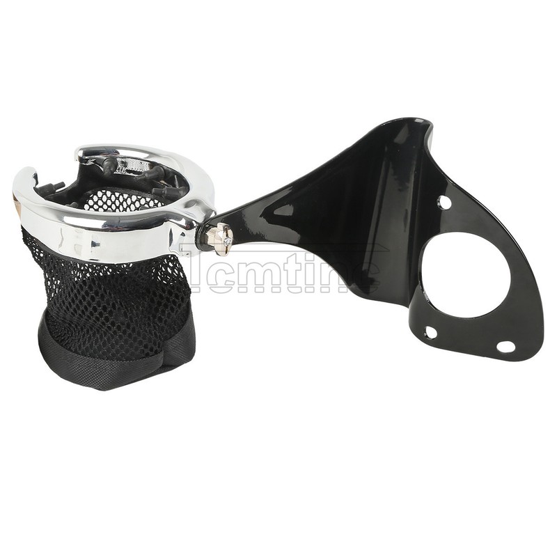Rear Drink Cup Holder Passenger For Harley Electra Glide Ultra Limited 2014-2023