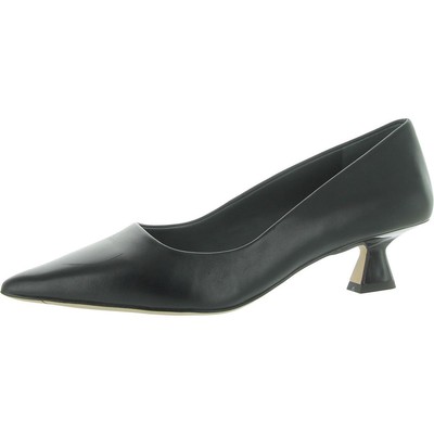 Franco Sarto Womens Diva Leather Pointed Toe Kitten Heels Shoes BHFO 5682