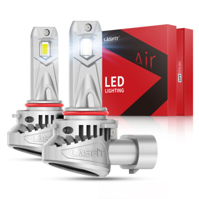 Lasfit 9006 LED Headlights Bulb Low Beam 6000LM Super Bright White LCair Series