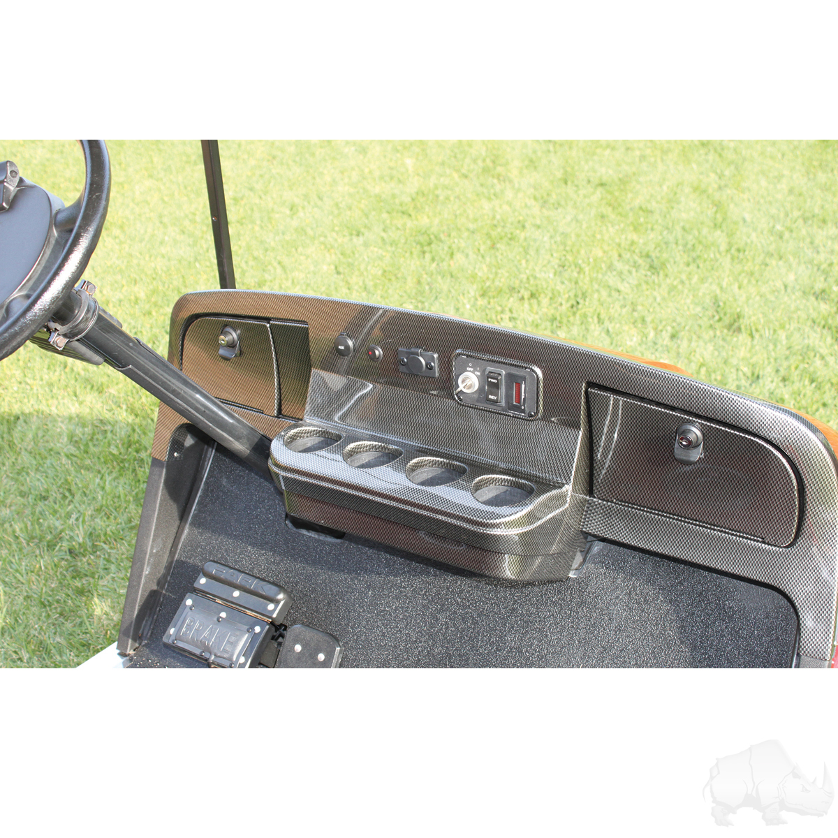 EZGO TXT Golf Cart Car Dash Board Cover Carbon Fiber Fast Shipping