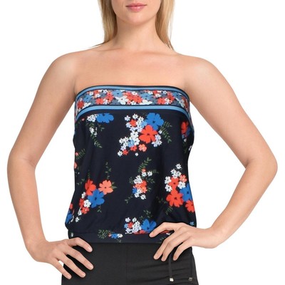MICHAEL Michael Kors Женские темно-синие танкини с цветочным принтом, пляжная одежда Bandini S BHFO 7227