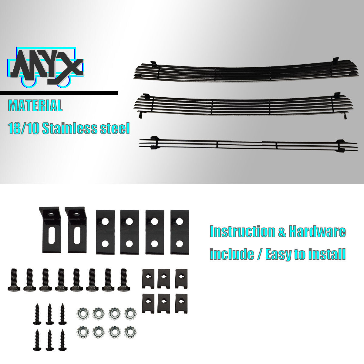 Fits 1999-2002 Silverado 1500/00-06 Tahoe/Suburban Chrome Billet Grille Insert