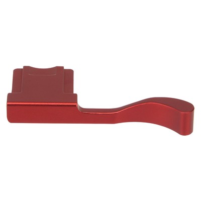 Haoge THB-X2R Metal Thumbs Up Grip Add-on Rest for Fujifilm Fuji X100V Red