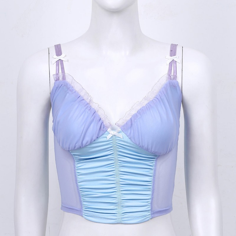 ruffle corset top