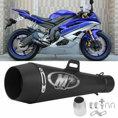 For CBR1000 Suzuki GSXR600 GSX-R600 11-2021 M4 GP Slip On Exhaust Black Muffler
