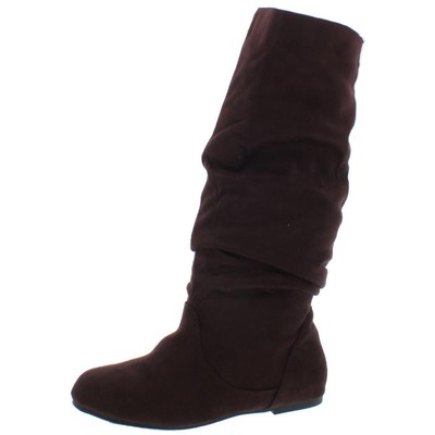 

Женские ботинки до середины икры Journee Collection Rebecca Brown 6 Medium (B,M) BHFO 9008, Коричневый