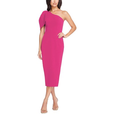 

Платье The Population Женское Асимметричное Платье Миди Tiffany Pink  BHFO 0733, Bright fuchsia