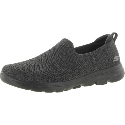 Skechers Womens Go Walk 5 — замечательные черные прогулочные туфли 9,5 средний (B,M) 2056