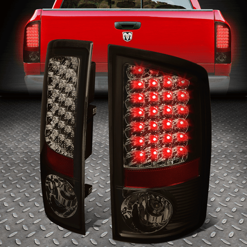 [ПОЛНЫЙ СВЕТОДИОД]ДЛЯ 02-06 DODGE RAM 1500 2500 3500 ЗАДНИЙ ФОНАРЬ СТОП-СИГНАЛ КОПЧЕНЫЙ