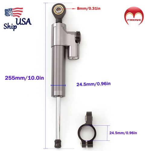 CNC Universal Steering Damper Stabilizer Safety Kit for Moto