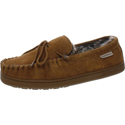 

Мужские мокасины Bearpaw Moc II из коричневого замша из искусственного меха, ширина 11 (E) BHFO 8507, Hickory faux, Moc II