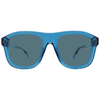 Pre-owned Gucci Gg1316s-005 Blue Blue Blue Sunglasses