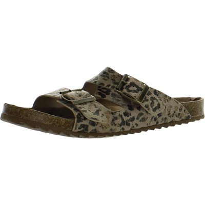 

Женские серо-коричневые кожаные сандалии Very G на платформе, размер 6,5, средний (B,M) BHFO 7753, Taupe/leopard