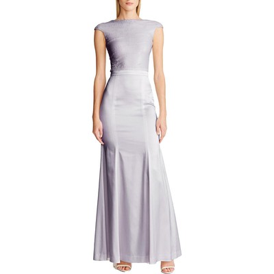 

Женская атласная юбка в пол Halston Aubrey, Wisteria