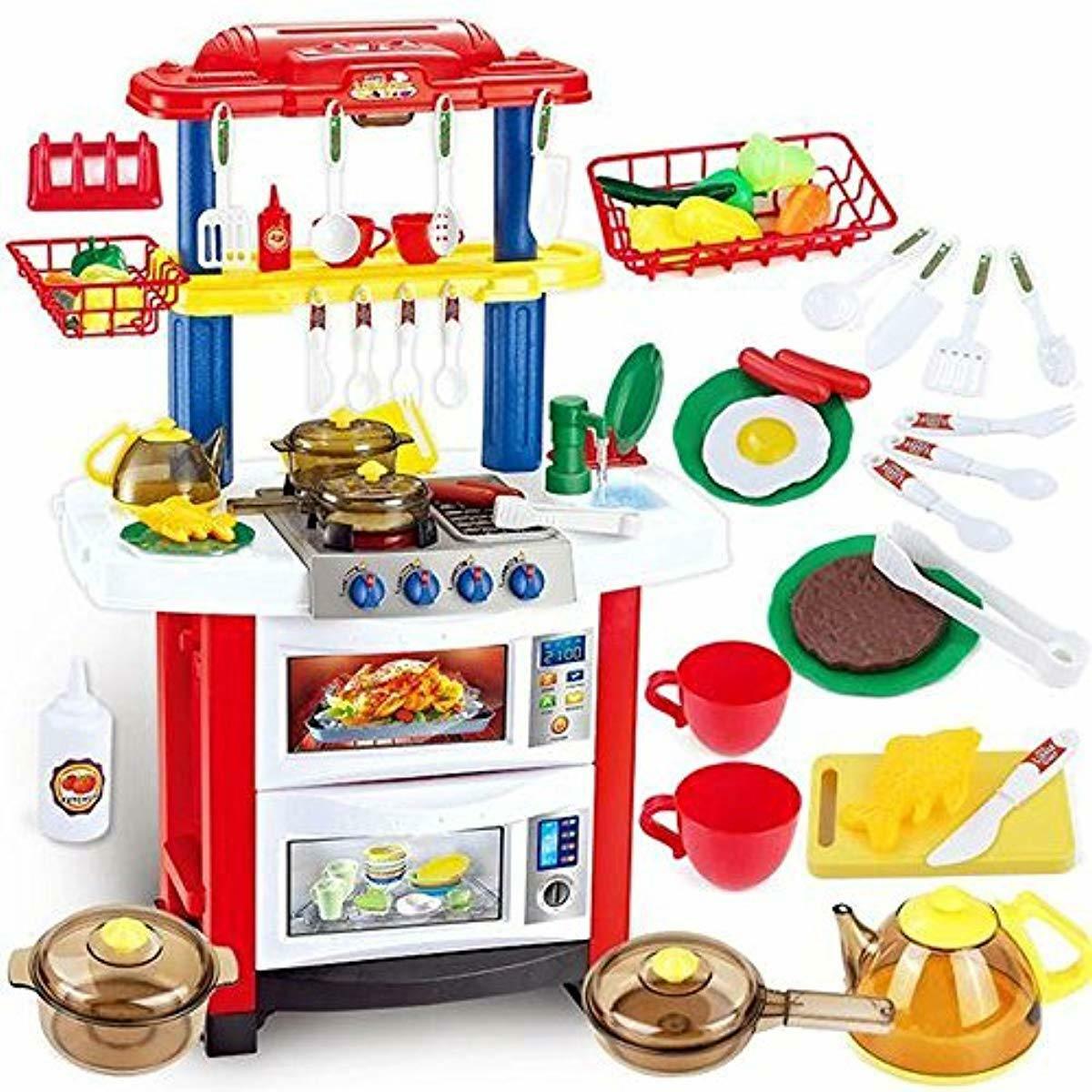 cocina de juguete con agua
