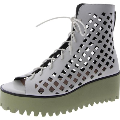 Полностью черные женские босоножки OT Perf Flatform Camper на плоской подошве BHFO 9011