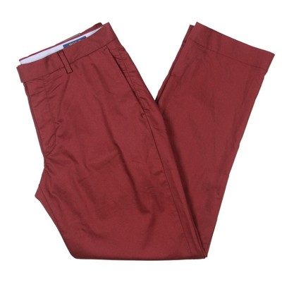 

Мужские красные классические брюки со средней посадкой Polo Ralph Lauren  BHFO 5607, Красный