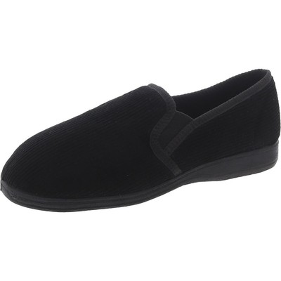 Spring Step Mens Adam Black Flat Loafer Slippers Shoes 43 Medium(D) BHFO 5826