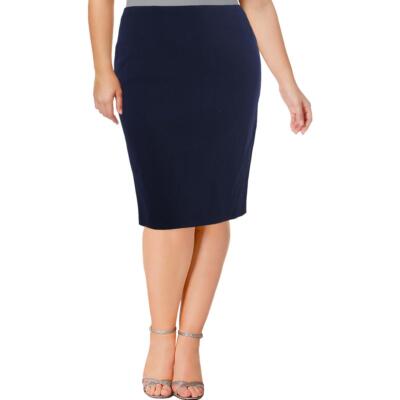 

Женская темно-синяя офисная юбка-карандаш Anne Klein  BHFO 9360, Navy