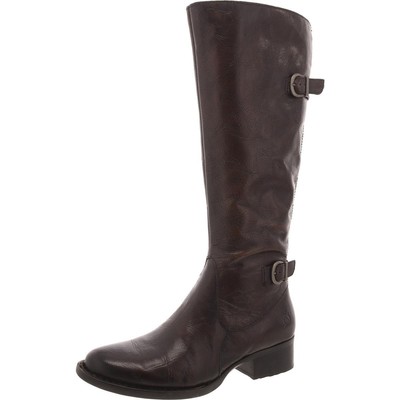 Born Womens Leather Solid Tall Knee-High Boots Shoes BHFO 3311