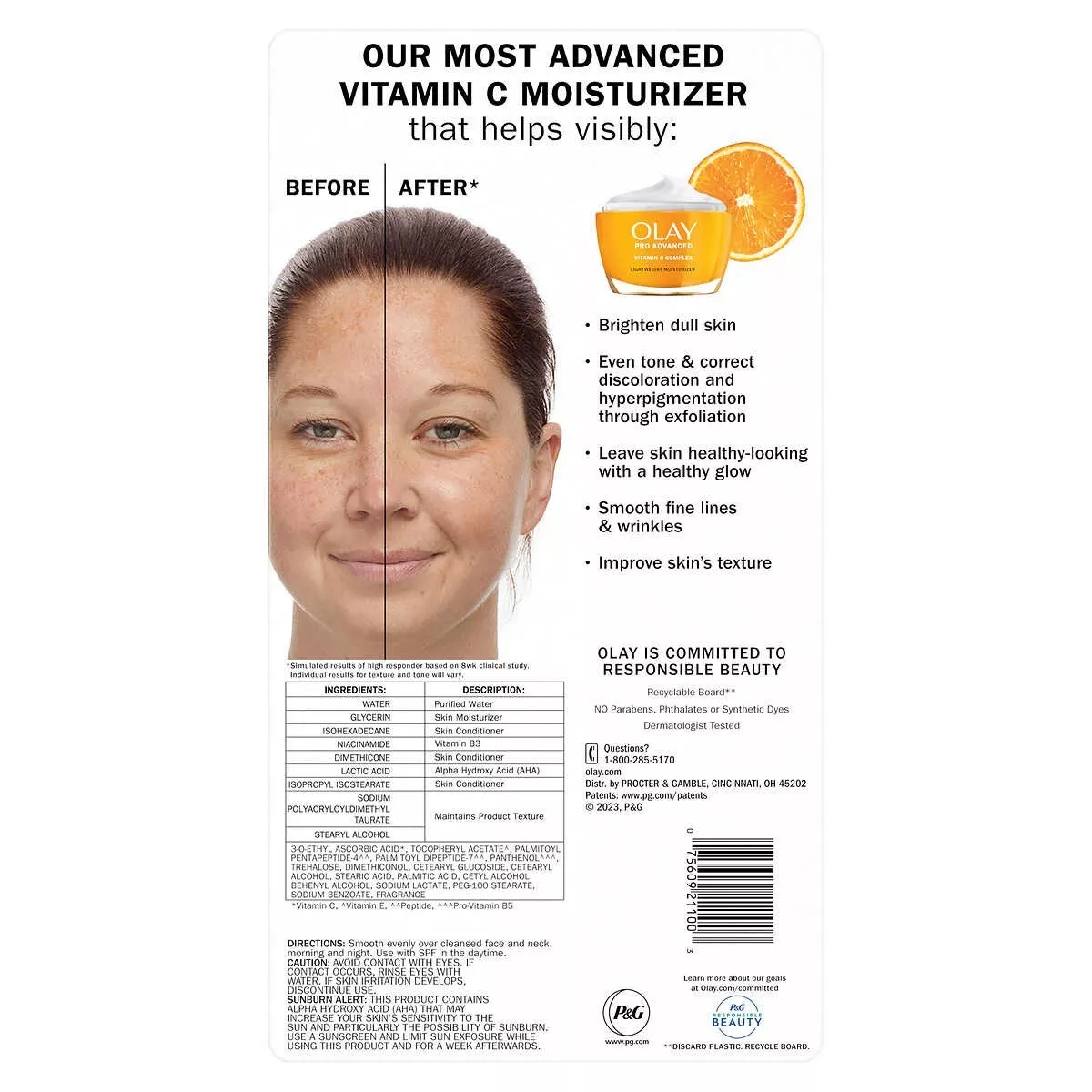 Olay Pro Advanced Vitamin C Complex, 1.7 fl oz, 2-pack Moisturizer