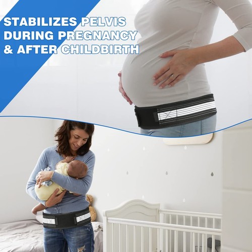 Sacroiliac SI Joint Hip Belt for Lower Back Support Brace Sciatica Pain Relief @