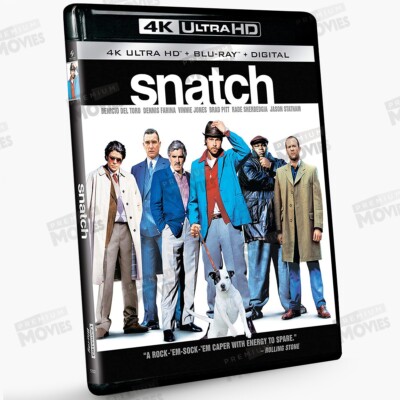 Snatch (2000) 4K Ultra HD Blu-ray 2-Discs US Release W/Brad Pitt Jason Statham
