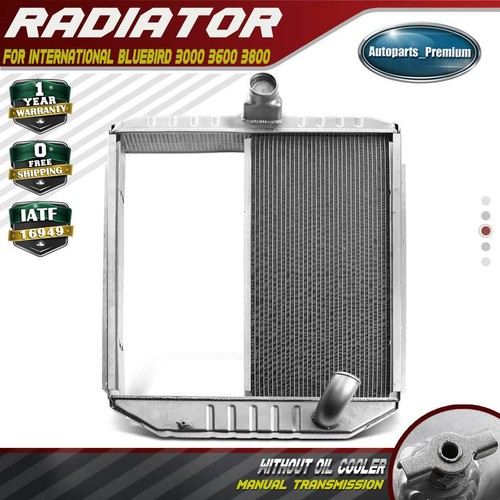 Radiator Truck Bus Manual Trans for International Harvester 3600 3800 w/o Cooler